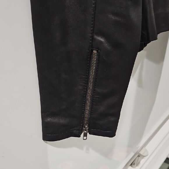 Daniel smart Black Leather Jacket 2XL - Picture 4 of 9